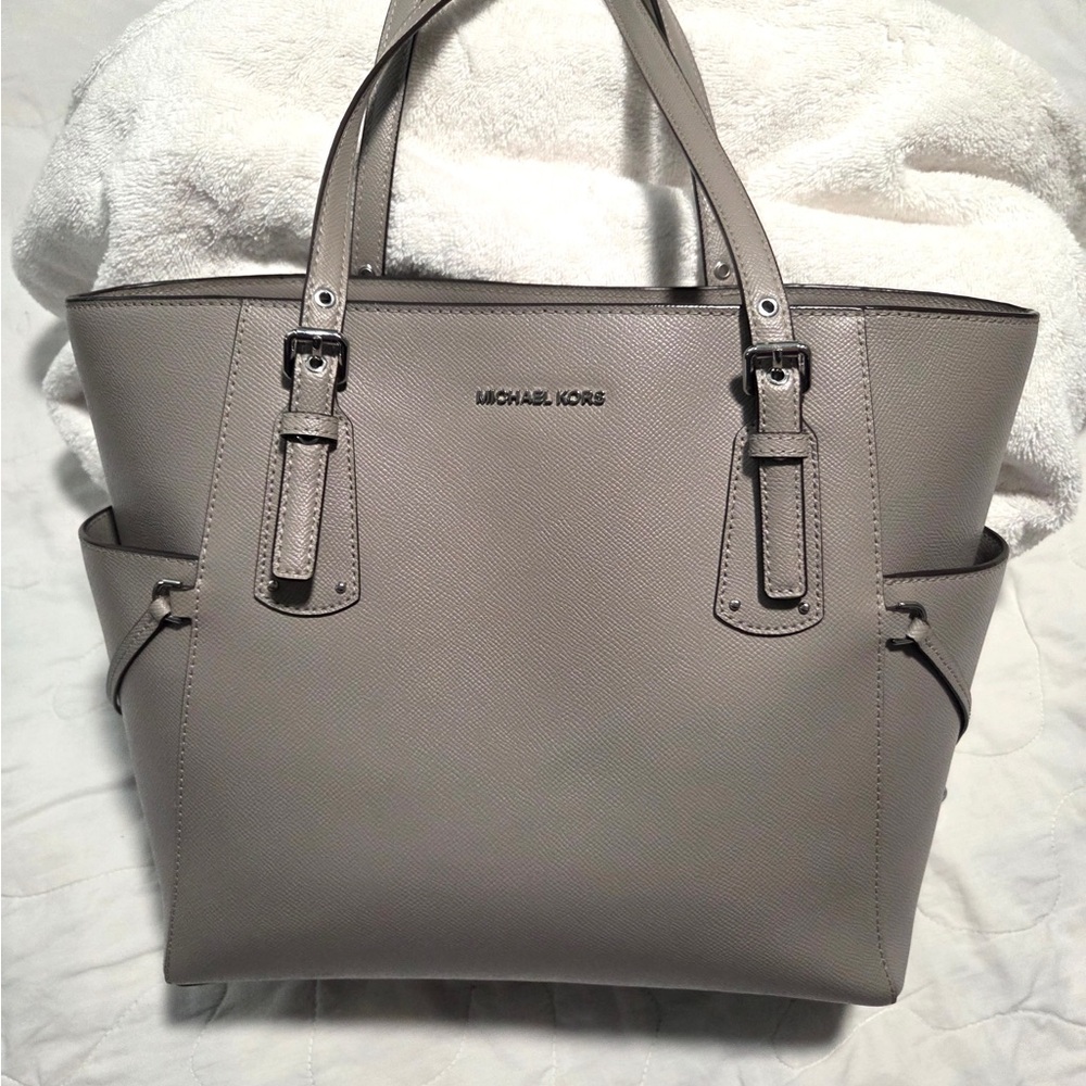 Michael Kors Gray Voyager Tote Bag